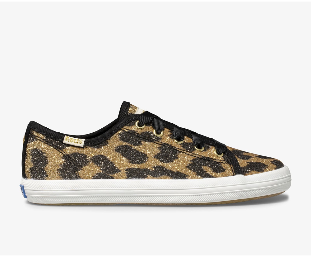 Keds Sneakers Leopard - Kate Spade new york Kickstart Glitter Leopard - Kids ECVHFK-069